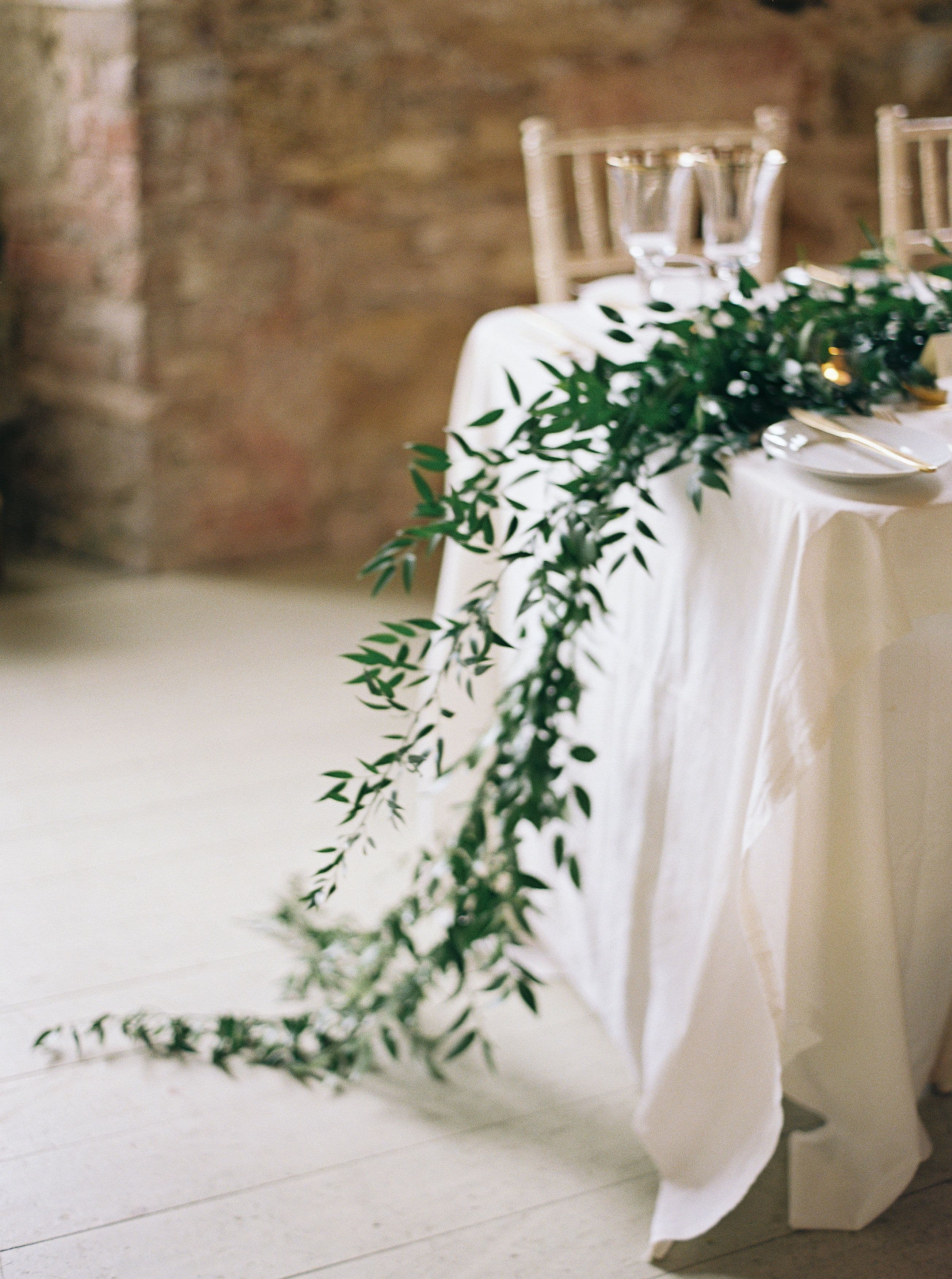 wedding dining area